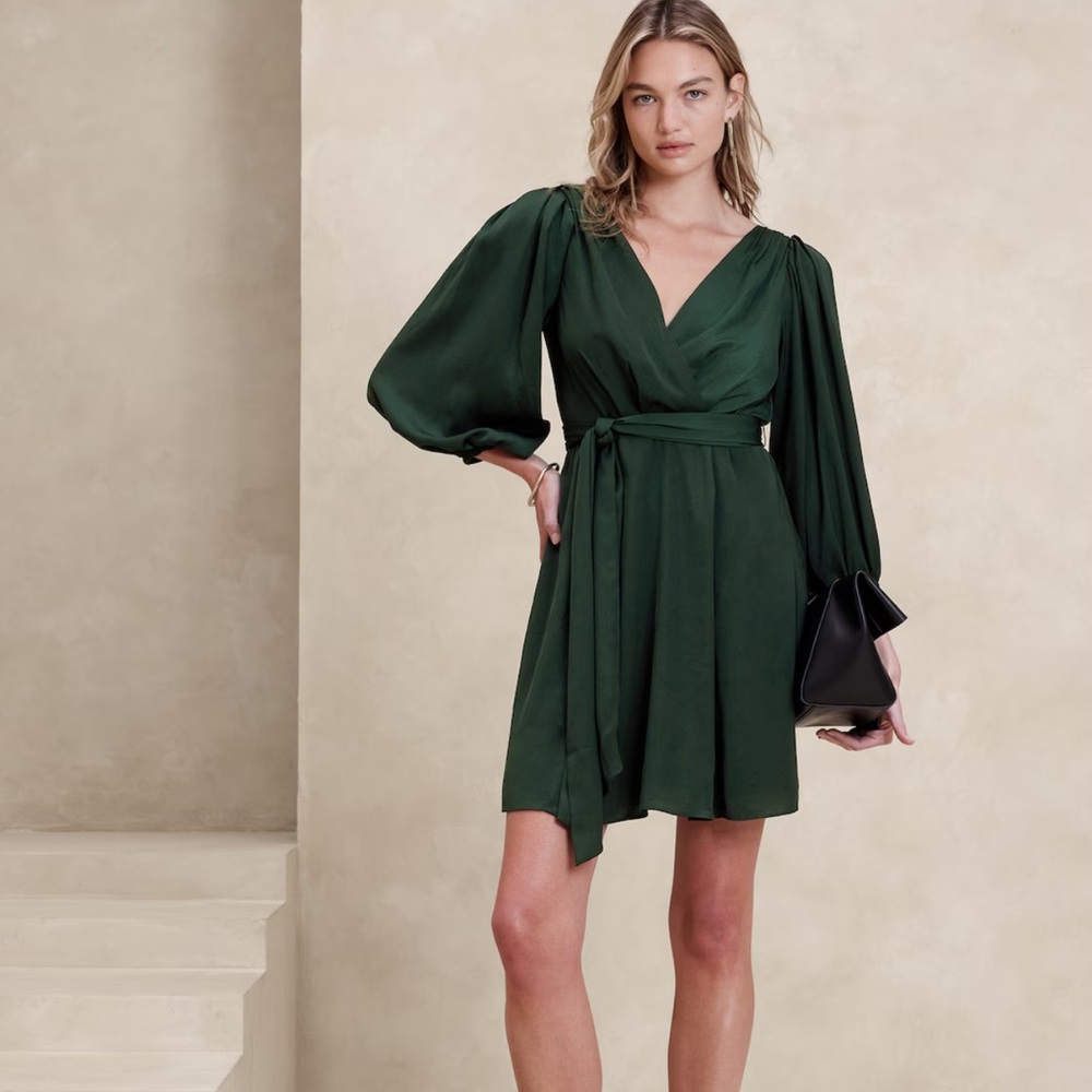 Banana Republic Blouson Mini Dress